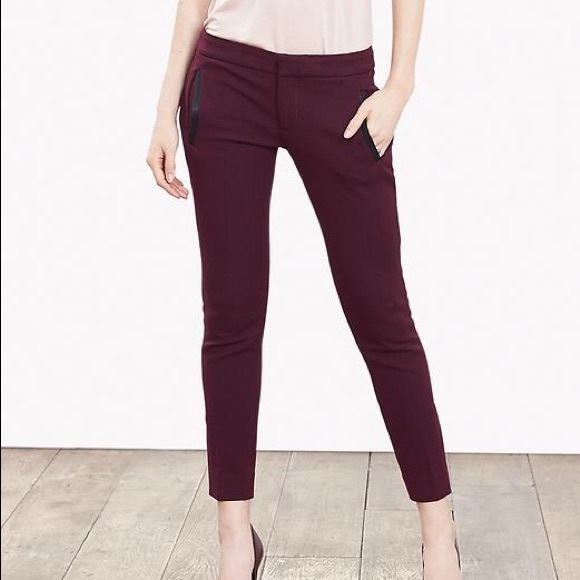 Banana Republic Pants - Banana Republic • Sloan Burgundy Pants